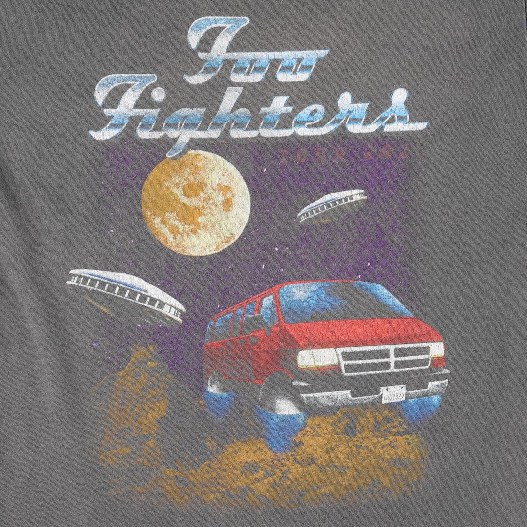 Foo Fighters band t-shirt, men's size M. cotton Charcoal Vintage Second Hand