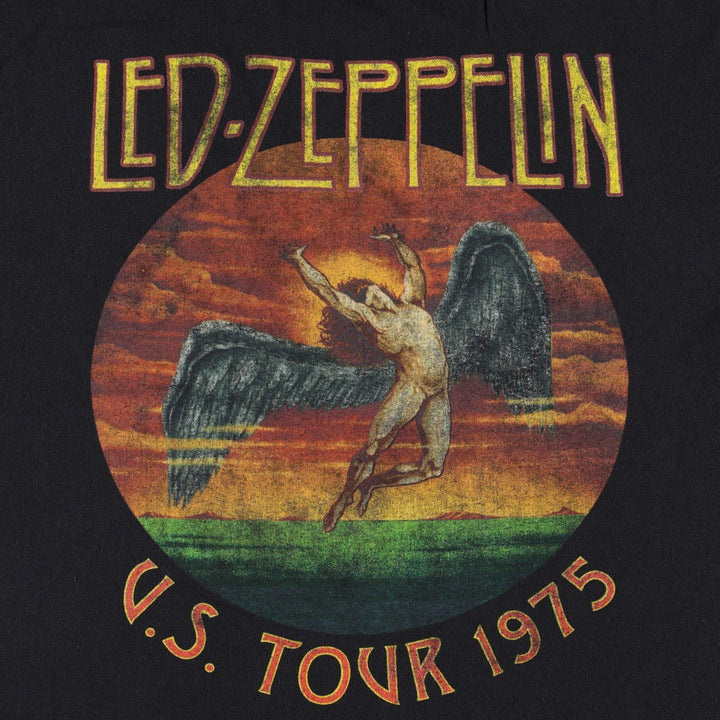 Led Zeppelin Band T-shirt, Band T, Men's S size unclear black type Vintage Second Hand