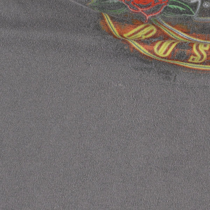 Guns N' Roses Band T-shirt, Men's M size cotton Charcoal Vintage Second Hand