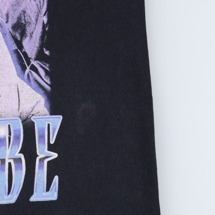 ICE CUBE Rap T-shirt, Men's M size unclear black type Vintage Second Hand