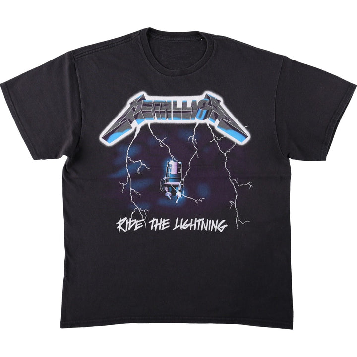 BRAVADO METALLICA Metallica Band T-shirt, Men's Size L (approx.) cotton black type Vintage Second Hand