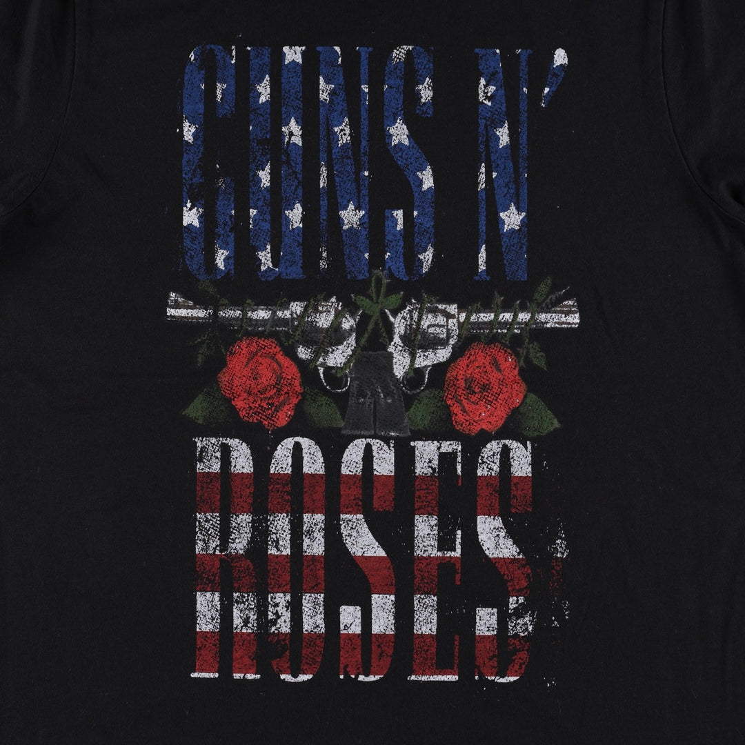 Guns N' Roses Band T-shirt, Band T, Men's L size cotton black type Vintage Second Hand