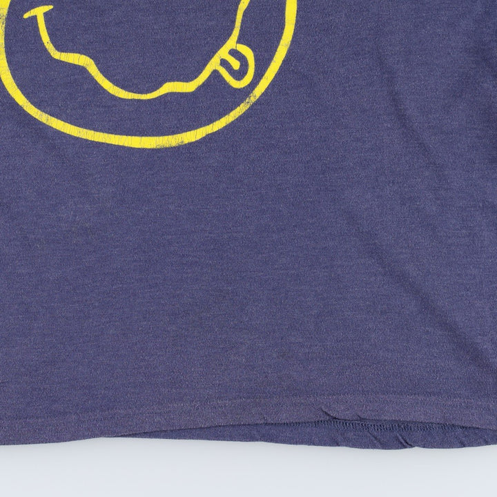 NIRVANA Nirvana Band T-shirt, Band T, Men's XL size unclear blue type Vintage Second Hand