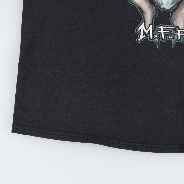 METALLICA Metallica Band T-shirt Band T Men's L size cotton black type Vintage Second Hand
