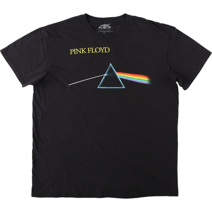 PINK FLOYD Pink Floyd Band T-shirt Band T Men's L size cotton black type Vintage Second Hand
