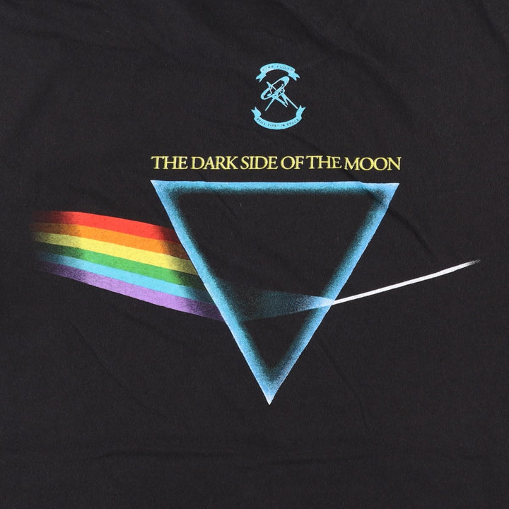 PINK FLOYD Pink Floyd Band T-shirt Band T Men's L size cotton black type Vintage Second Hand