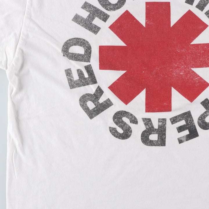RED HOT CHILI PEPPERS Red Hot Chili Peppers Band T-shirt Band T Men's XL equivalent cotton white type Vintage Second Hand