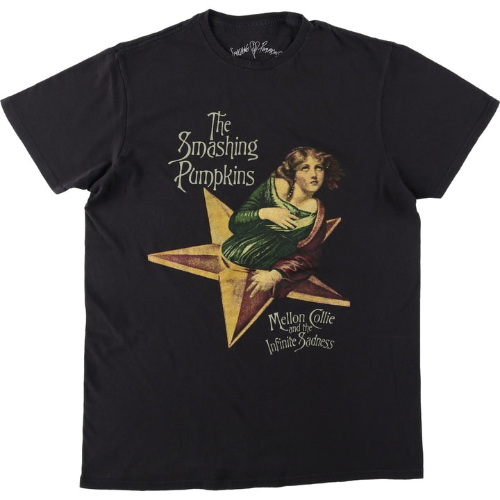 THE SMASHING PUMPKINS Smashing Pumpkins Band T-shirt Band T Men's M equivalent cotton black type Vintage Second Hand