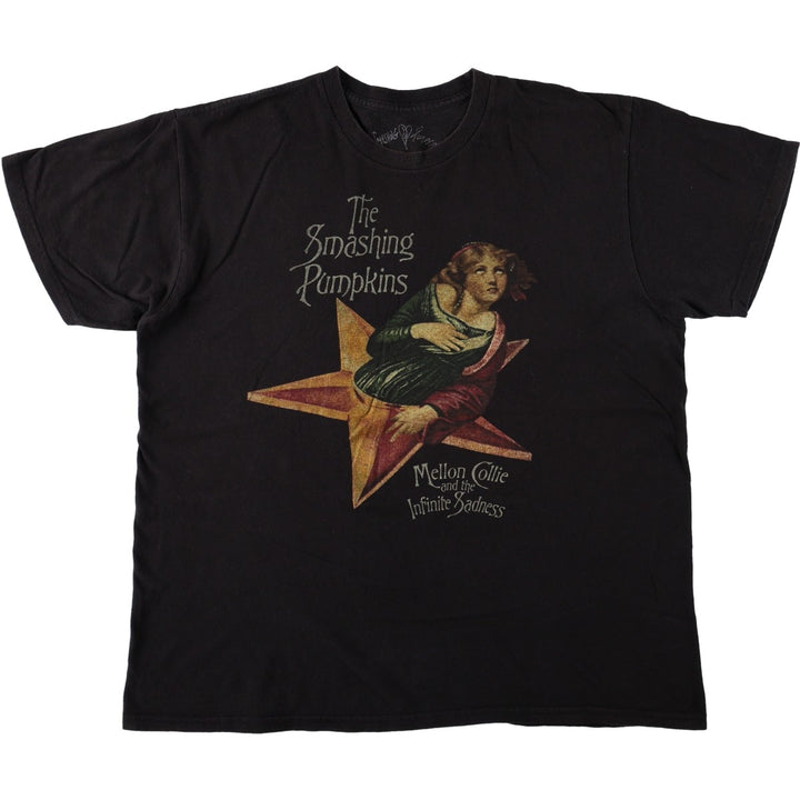 THE SMASHING PUMPKINS Smashing Pumpkins Band T-shirt Band T Men's L size cotton black type Vintage Second Hand