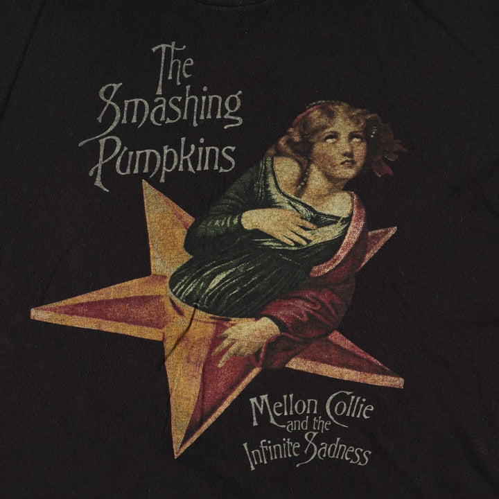 THE SMASHING PUMPKINS Smashing Pumpkins Band T-shirt Band T Men's L size cotton black type Vintage Second Hand