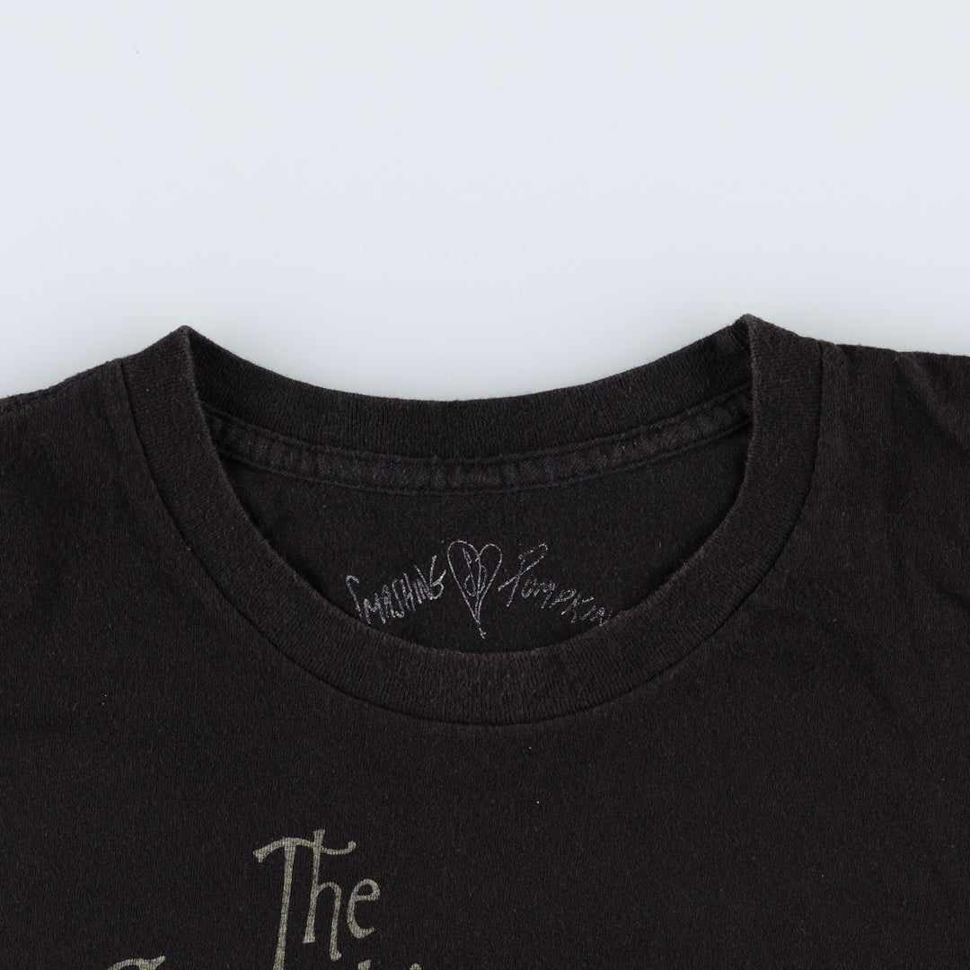 THE SMASHING PUMPKINS Smashing Pumpkins Band T-shirt Band T Men's L size cotton black type Vintage Second Hand