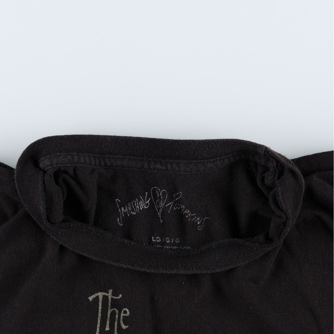THE SMASHING PUMPKINS Smashing Pumpkins Band T-shirt Band T Men's L size cotton black type Vintage Second Hand