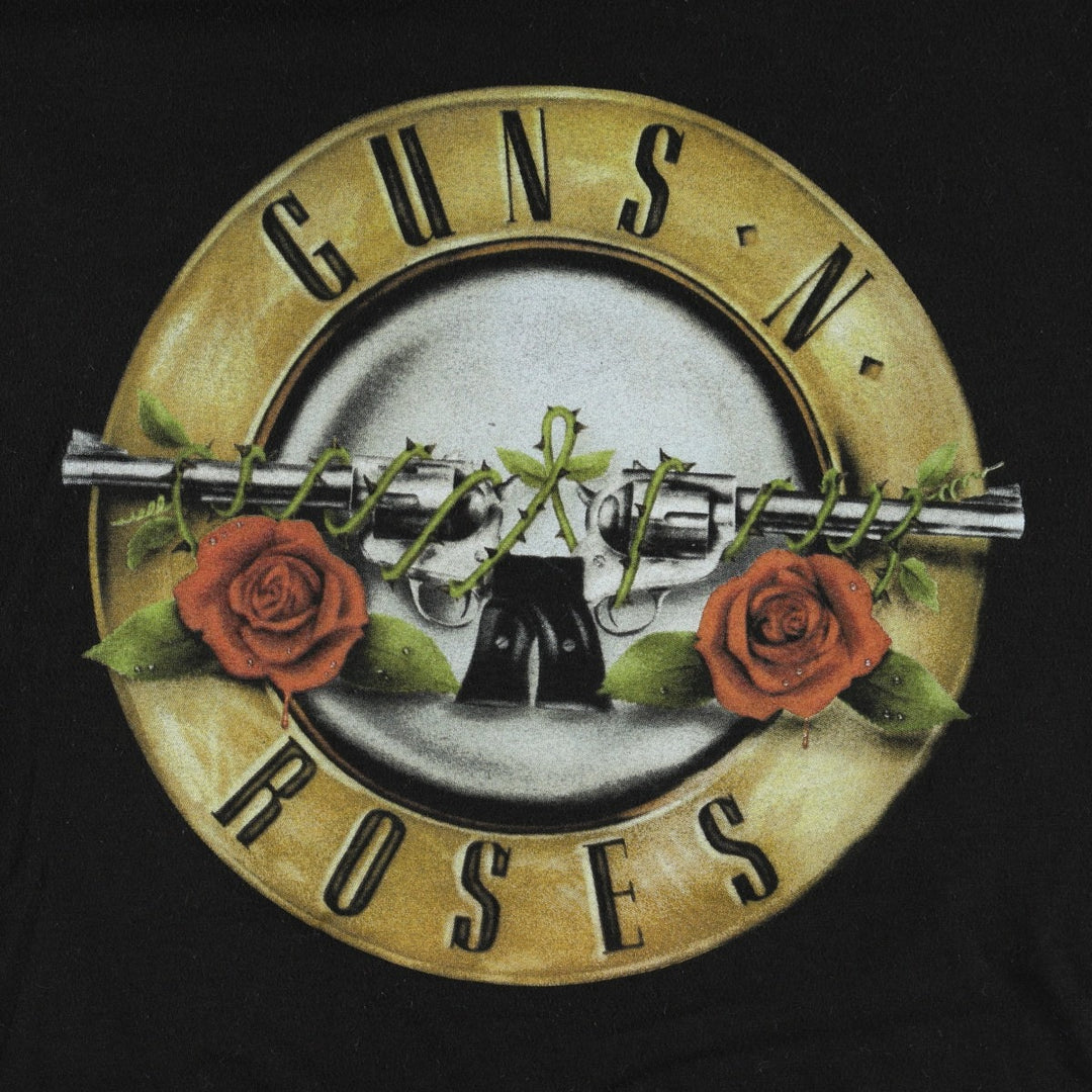 Guns N' Roses Band T-shirt, Men's M size cotton black type Vintage Second Hand