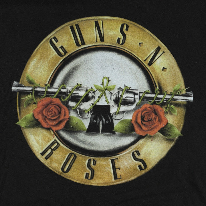 Guns N' Roses Band T-shirt, Men's M size cotton black type Vintage Second Hand