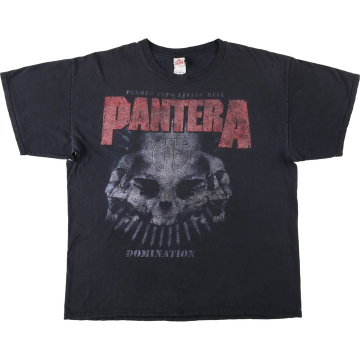 ALSTYLE PANTERA Band T-shirt, Men's XL equivalent. cotton black type Vintage Second Hand