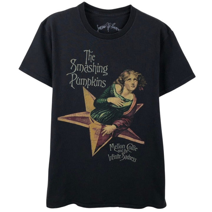 THE SMASHING PUMPKINS Smashing Pumpkins Band T-shirt Band T Men's S equivalent cotton black type Vintage Second Hand