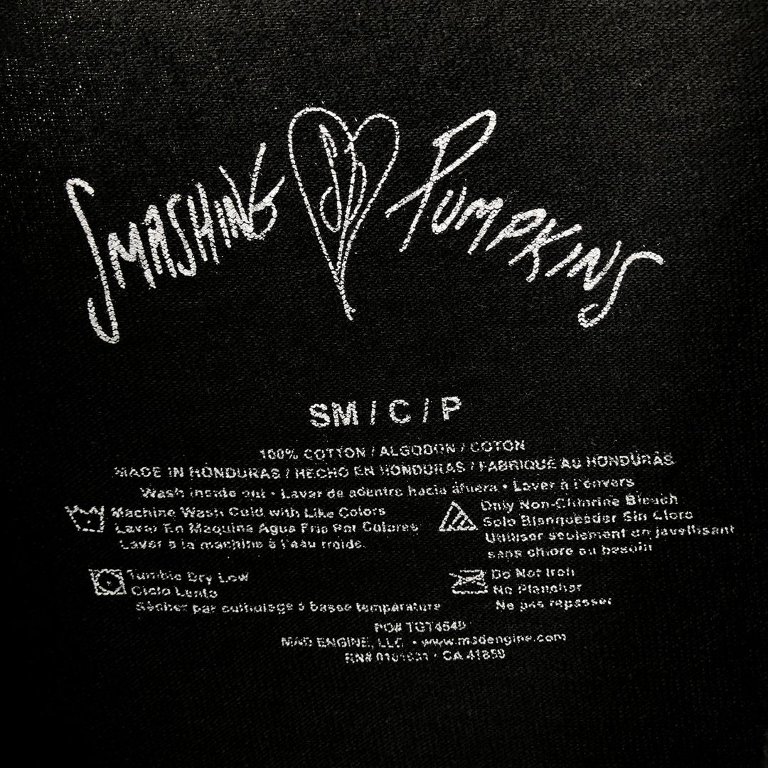 THE SMASHING PUMPKINS Smashing Pumpkins Band T-shirt Band T Men's S equivalent cotton black type Vintage Second Hand