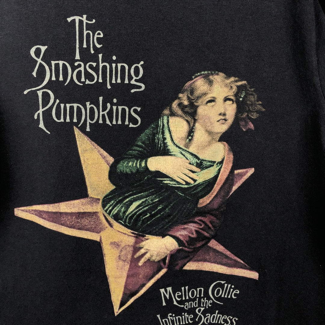 THE SMASHING PUMPKINS Smashing Pumpkins Band T-shirt Band T Men's S equivalent cotton black type Vintage Second Hand