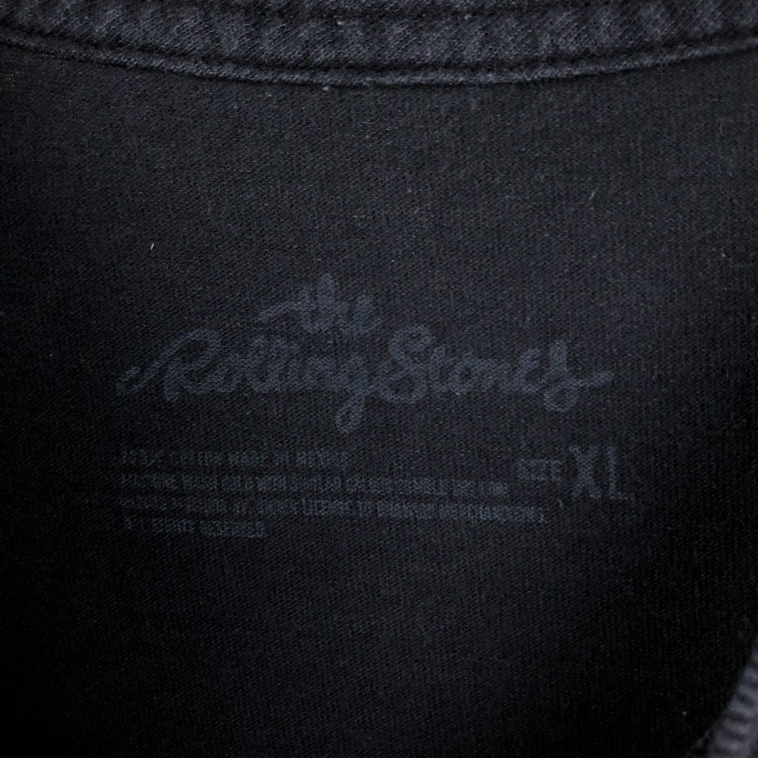 THE ROLLING STONES The Rolling Stones Band T-shirt Band T Men's XL size cotton black type Vintage Second Hand
