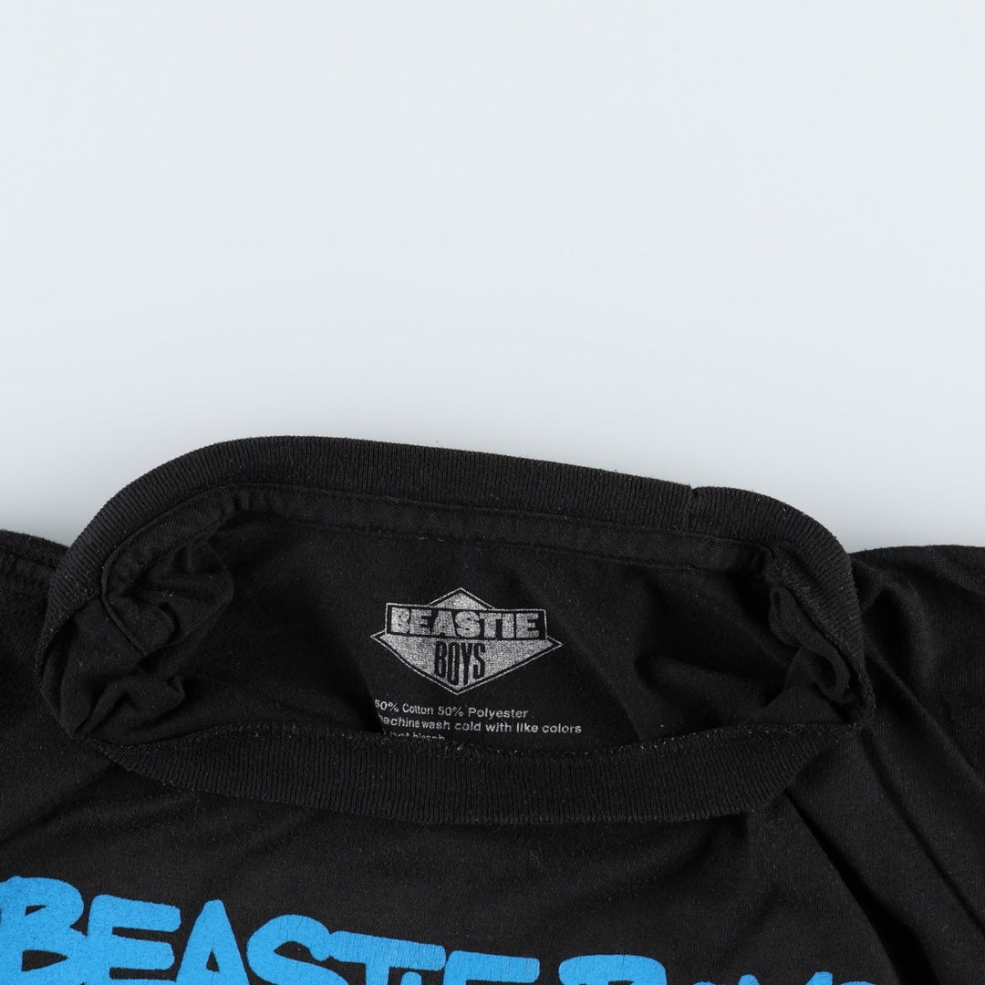 BEASTIE BOYS Rap T-shirt, Men's Size Medium cotton black type Vintage Second Hand