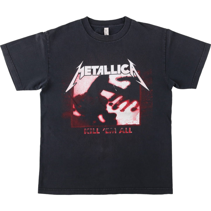 ALSTYLE METALLICA Band T-Shirt, Men's Size M cotton black type Vintage Second Hand