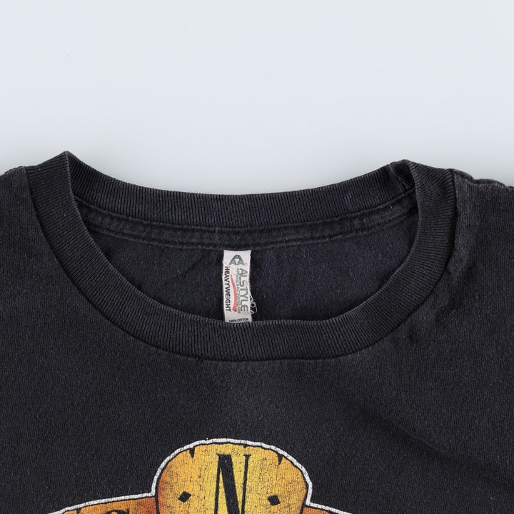 ALSTYLE HEAVY WEIGHT GUNS N' ROSES Band T-Shirt (Men's XXL equivalent) cotton black type Vintage Second Hand