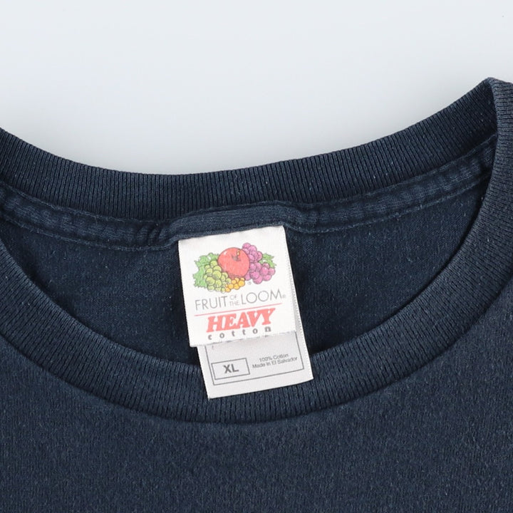 Fruit of the Loom Heavy Cotton AC cotton black type Vintage Second Hand