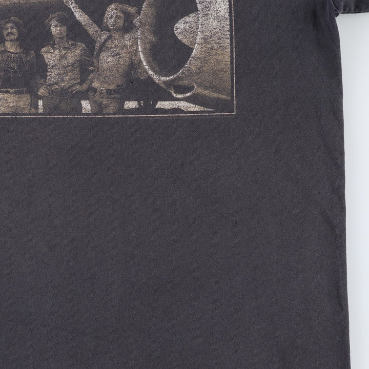 Delta Led Zeppelin Band T-Shirt, Men's Size L cotton Charcoal Vintage Second Hand