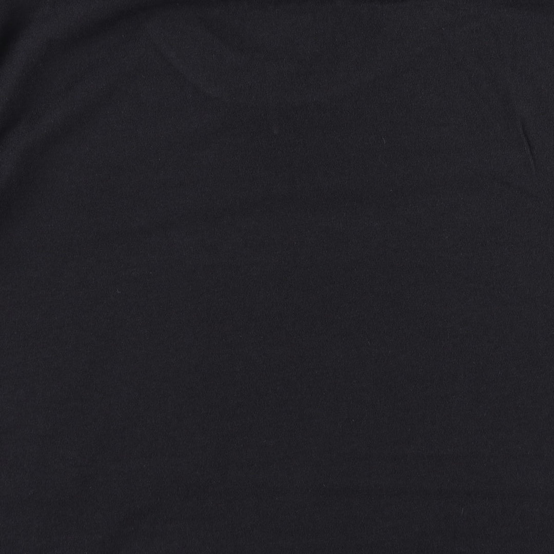 Adidas logo T-shirt, men's size M cotton black type Vintage Second Hand