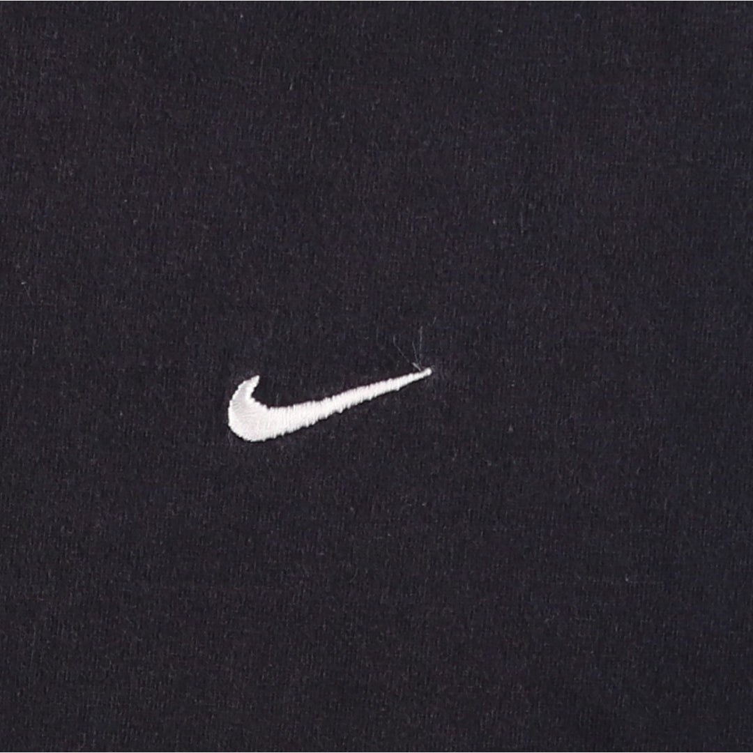 2000'S Nike T-shirt with one-point logo, made in Canada, men's size M equivalent. cotton black type Vintage Second Hand