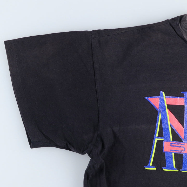 80s-90'S Adidas Sport Logo T-Shirt, Made in Australia, Men's Size L (approx.), Vintage cotton black type Vintage Second Hand