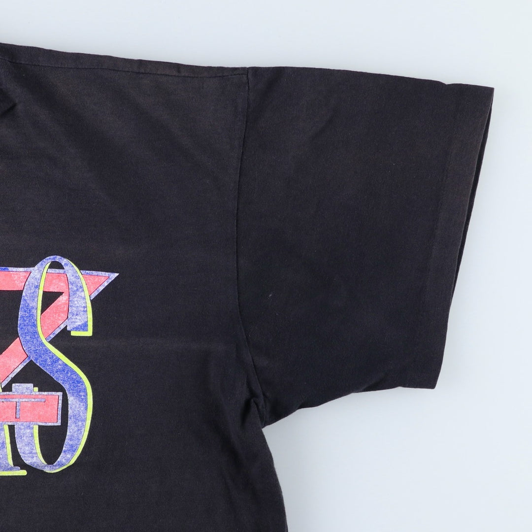 80s-90'S Adidas Sport Logo T-Shirt, Made in Australia, Men's Size L (approx.), Vintage cotton black type Vintage Second Hand
