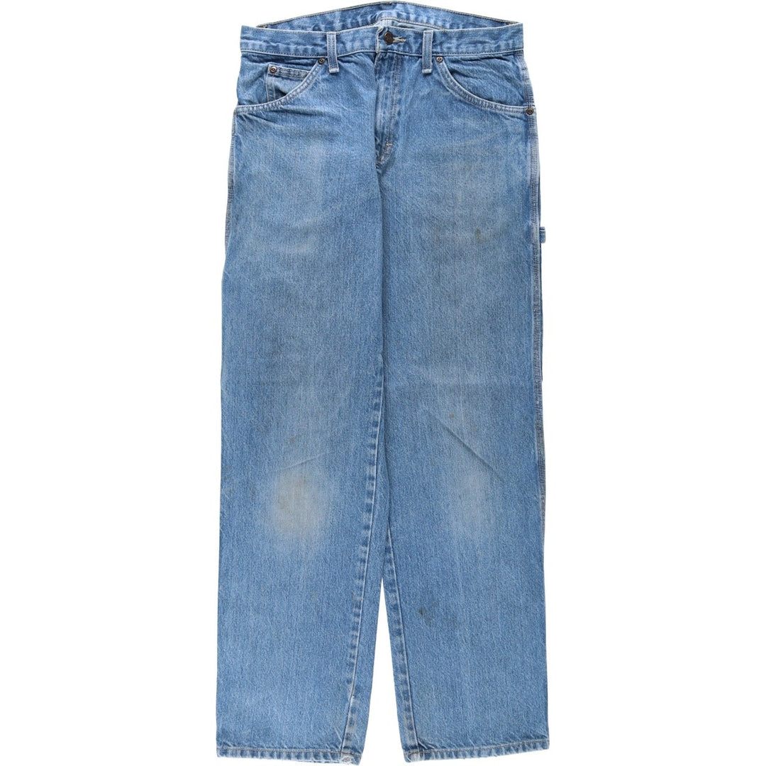 Dickies denim painter pants for men, equivalent to W31 cotton blue type Vintage Second Hand