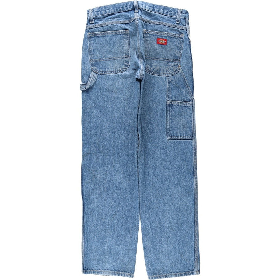 Dickies denim painter pants for men, equivalent to W31 cotton blue type Vintage Second Hand