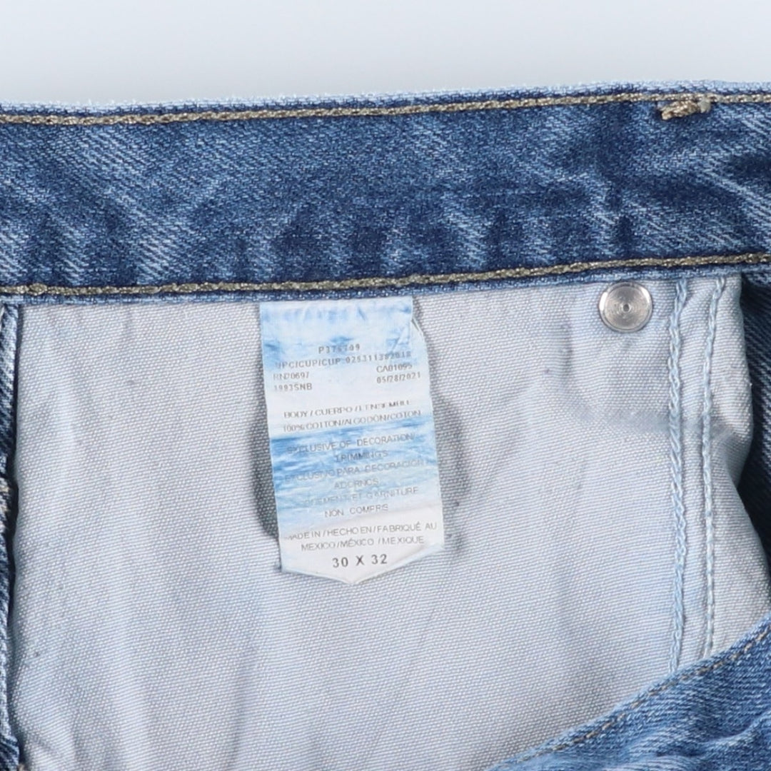 Dickies denim painter pants for men, equivalent to W31 cotton blue type Vintage Second Hand