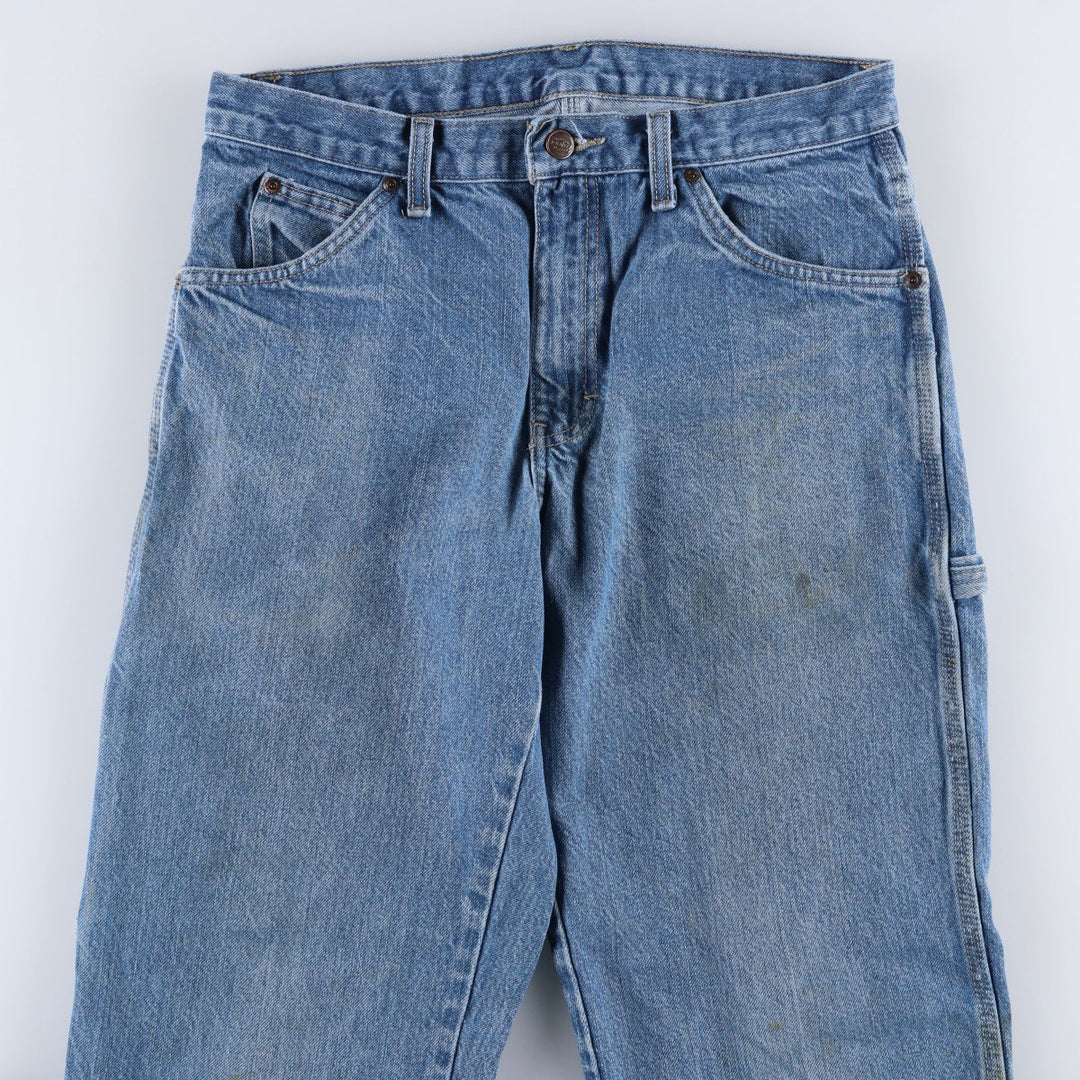 Dickies denim painter pants for men, equivalent to W31 cotton blue type Vintage Second Hand