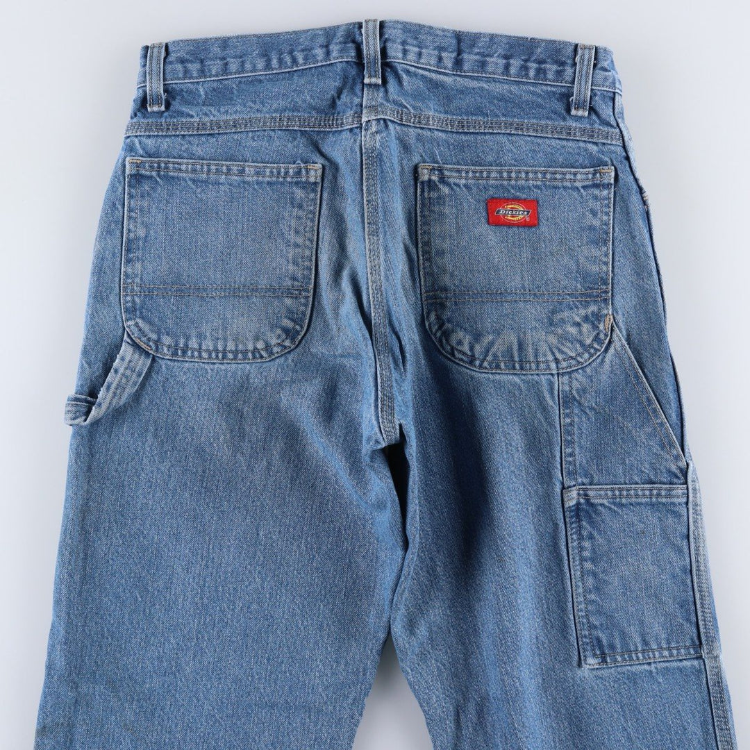 Dickies denim painter pants for men, equivalent to W31 cotton blue type Vintage Second Hand