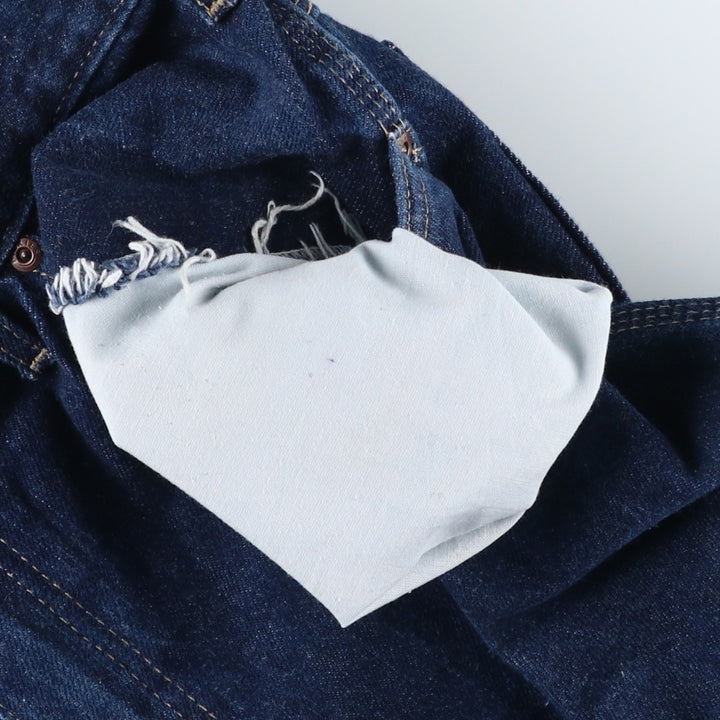Dark navy Dickies denim painter pants, men's size W32 (approx.) cotton navy blue type Vintage Second Hand