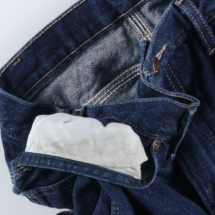 Dark navy Dickies denim painter pants, men's size W32 (approx.) cotton navy blue type Vintage Second Hand