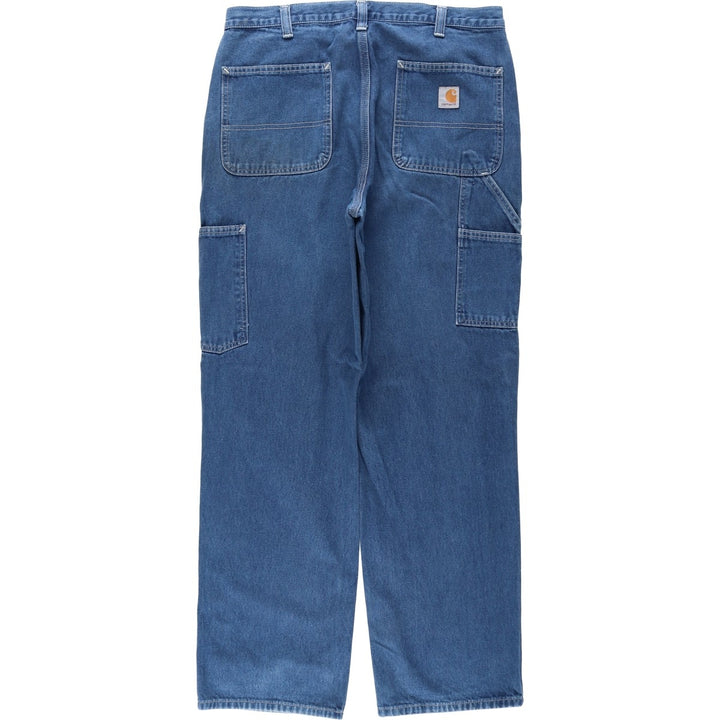 Carhartt Dungaree Fit Denim Painter Pants, Men's, W34 equivalent cotton blue type Vintage Second Hand