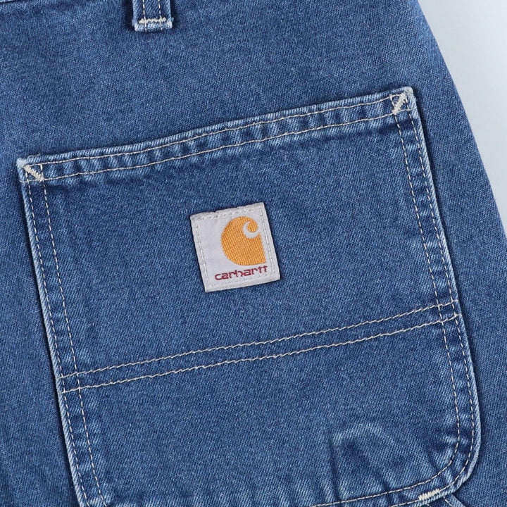 Carhartt Dungaree Fit Denim Painter Pants, Men's, W34 equivalent cotton blue type Vintage Second Hand