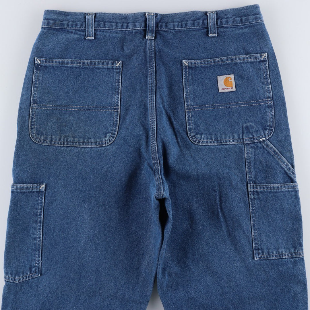 Carhartt Dungaree Fit Denim Painter Pants, Men's, W34 equivalent cotton blue type Vintage Second Hand