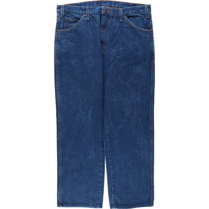Dickies tapered denim pants for men, equivalent to W37 cotton blue type Vintage Second Hand