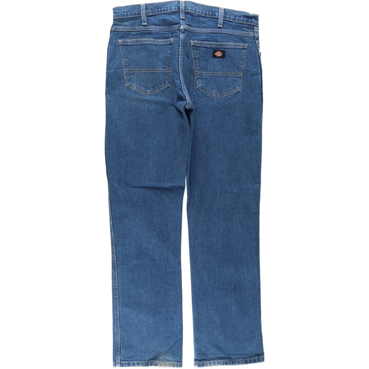 Dickies Regular Straight Denim Pants, Men's W36 (approx.) cotton blue type Vintage Second Hand