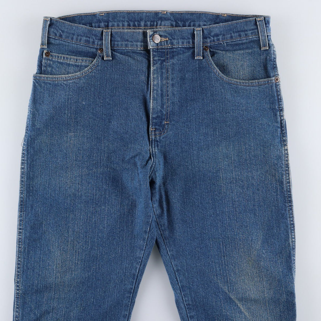 Dickies Regular Straight Denim Pants, Men's W36 (approx.) cotton blue type Vintage Second Hand