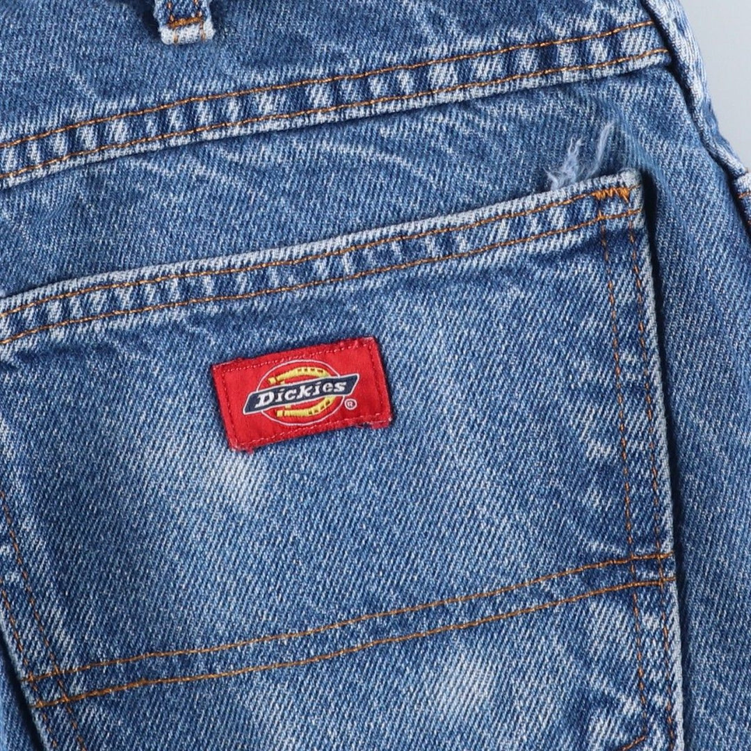 Dickies tapered denim pants for men, equivalent to W34 cotton blue type Vintage Second Hand