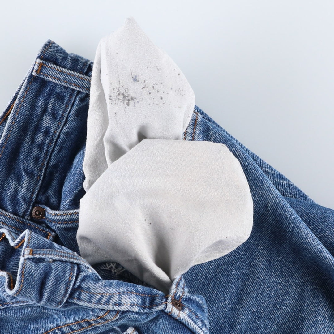 Dickies tapered denim pants for men, equivalent to W34 cotton blue type Vintage Second Hand