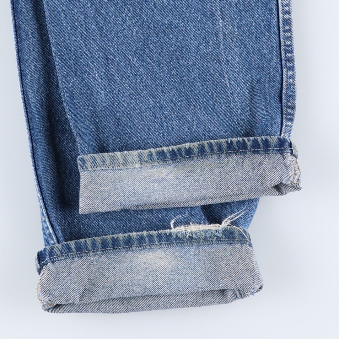 Dickies tapered denim pants for men, equivalent to W34 cotton blue type Vintage Second Hand