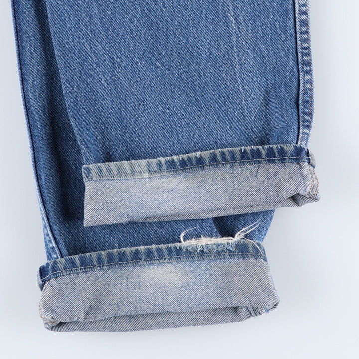 Dickies tapered denim pants for men, equivalent to W34 cotton blue type Vintage Second Hand