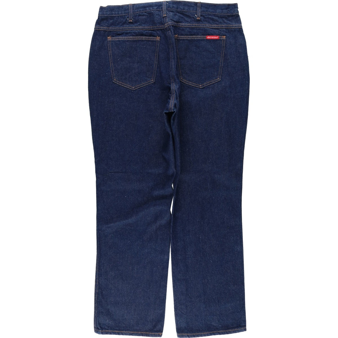 80s-90'S Dickies Straight Denim Pants, Men's W36 (approx.), Vintage unclear blue type Vintage Second Hand